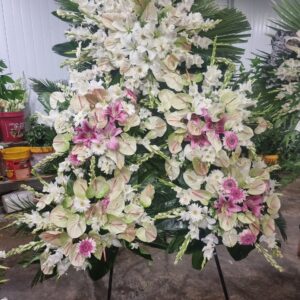 تاج گل دو طبقه کد NS76